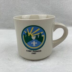 VTG BSA Camp Pioneer 1987 Cream Mug 9 oz.